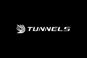 abstract symbol for tunnel construction logo design vector inspiration. creative geometric tunnel icon logo vector design template with simple, bold and elegant styles