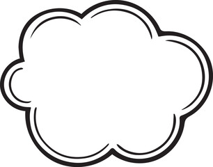  Hand Drawn Comic Speech Bubble– Vector Doodle Style Talk, Thought & Chat Balloons	