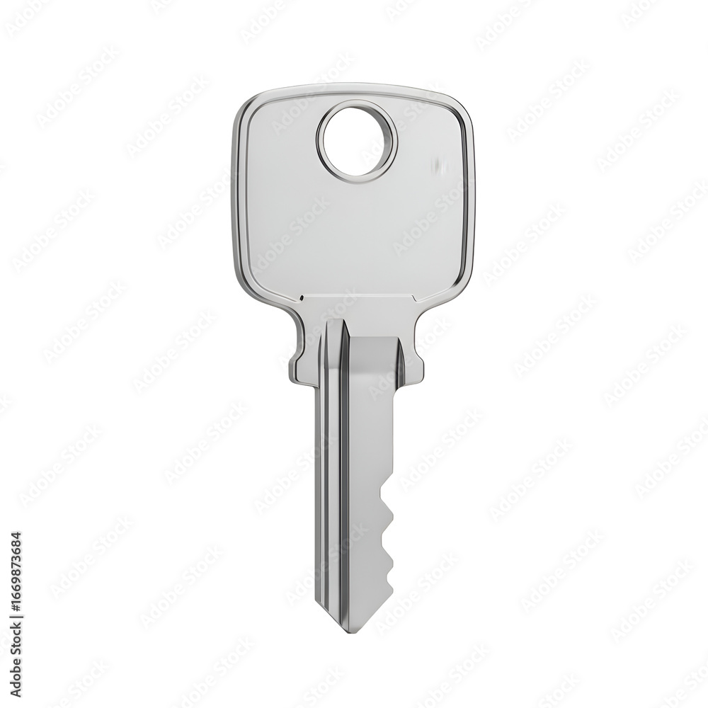 Poster unlocking secrets: a key's journey to open doors with transparent background