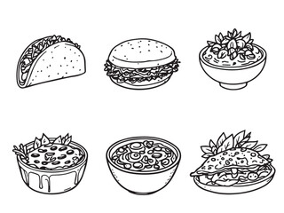 Takeout Food Simple Vector Icon