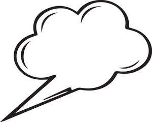  Hand Drawn Comic Speech Bubble– Vector Doodle Style Talk, Thought & Chat Balloons	