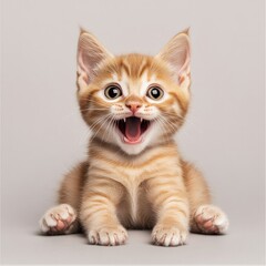 Obraz premium Baby cat animal kitten mammal.