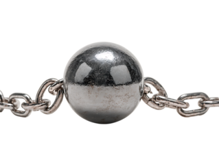 Dark ball and chain photo for design