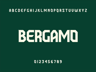 Dynamic bold sans-serif font showcasing 