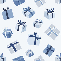 set of vector gift boxes