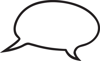 Hand Drawn Comic Speech Bubble– Vector Doodle Style Talk, Thought & Chat Balloons