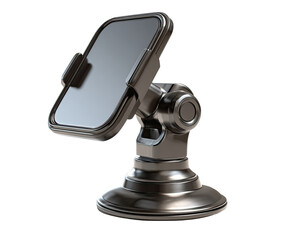 3D render of a smartphone car mount