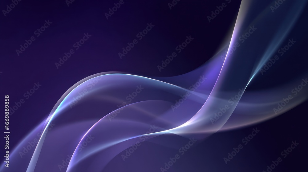 Aufkleber abstract flowing lines graphic design color gradient background