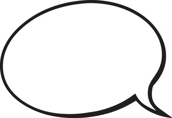 Hand Drawn Comic Speech Bubble– Vector Doodle Style Talk, Thought & Chat Balloons