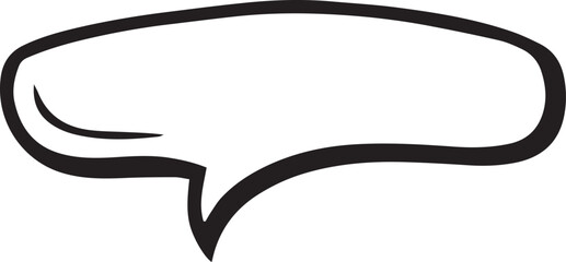  Hand Drawn Comic Speech Bubble – Vector Doodle Style Talk, Thought & Chat Balloons