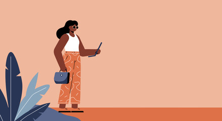 Confident woman with sunglasses and a laptop, embodying remote work, digital lifestyle, and casual business. Perfect for tech and travel themes.