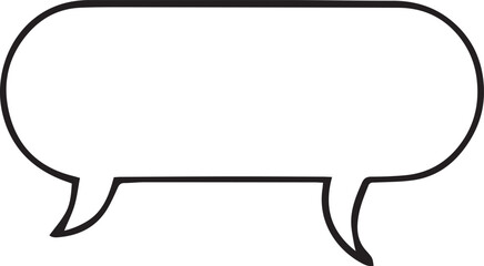  Hand Drawn Comic Speech Bubble – Vector Doodle Style Talk, Thought & Chat Balloons