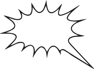  Hand Drawn Comic Speech Bubble – Vector Doodle Style Talk, Thought & Chat Balloons