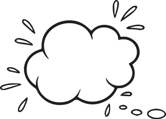  Hand Drawn Comic Speech Bubble – Vector Doodle Style Talk, Thought & Chat Balloons