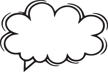  Hand Drawn Comic Speech Bubble – Vector Doodle Style Talk, Thought & Chat Balloons