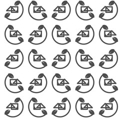 Eco-friendly sustainable packaging design for environmental projects, recycling concept background