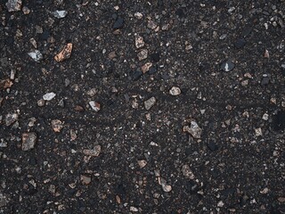 Fragmented Aggregate, A Composition of Dark Tones and Textured Surfaces.