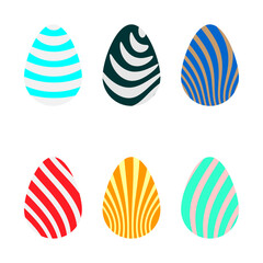 colorful easter eggs