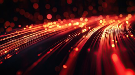 Red glowing fiber optic lines (1)