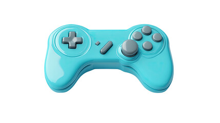 Video game controller isolated on white background