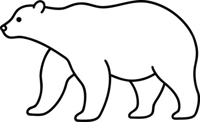 Obraz premium polar bear vector