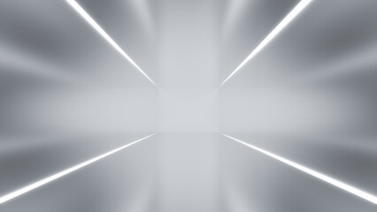 Abstract Futuristic empty floor and room Sci-Fi Corridor With light for showcase,room,interior,display products.Modern Future cement floor and wall background technology interior concept.3d render