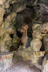 View from inside the cave