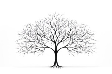 Tree silhouette drawing sketch tree.