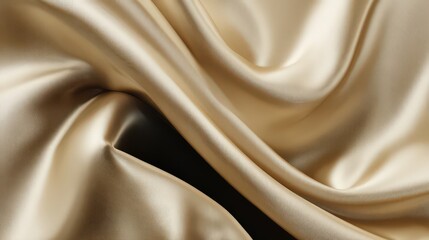 Obraz premium Elegant Beige Fabric With Subtle Gold Pattern