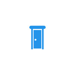 vector illustration of a door