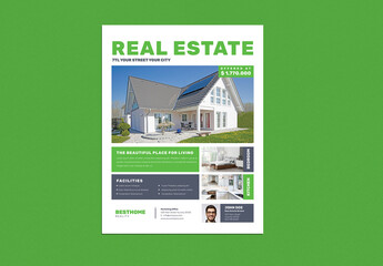 Green Real Estate Promotion Flyer