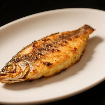 4k high quality Ai generative HD photo realistic business menu sell restaurant food fresh Asian cuisine dish simple Indonesia ikan bakar grilled fish gurami tilapia nila bandeng milkfish salmon