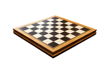 Chessboard: A detailed, top-down view of a classic chessboard, ready for the next strategic move, inviting players into a world of intellect, strategy, and competition. 