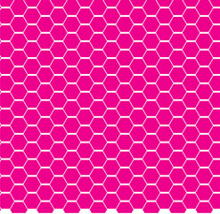 seamless pattern with pink honeycomb art
