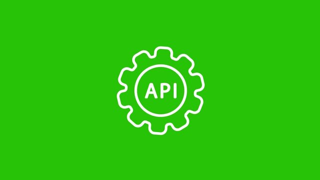 Seamless Rotating Gear API Icon Animation for Enhanced User Experience and Modern Interface Design"