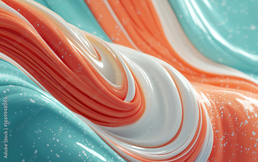 Fototapete whimsical candy swirls abstract delightful texture and playful colors creating a sweet and captivati