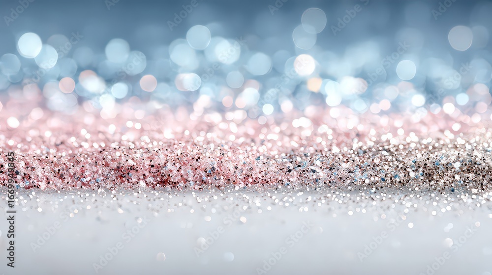 Poster abstract glitter background with bokeh effect
