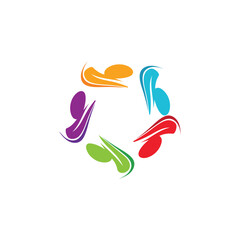 Community  network and social icon Vector