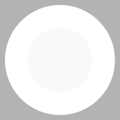 White Flat Plate for Table Manner