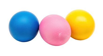 Isolated Easter Eggs