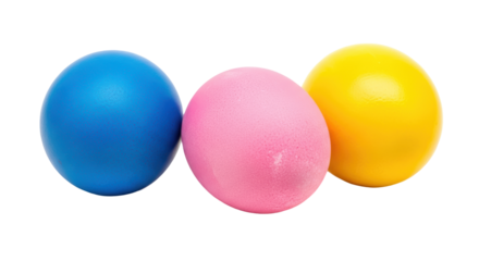 Isolated Easter Eggs