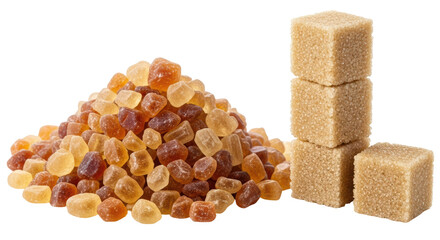 Isolated Brown Sugar Pile