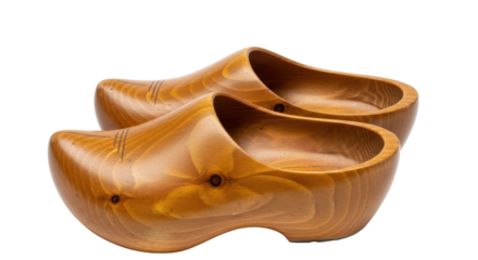 Isolated Wooden Shoes