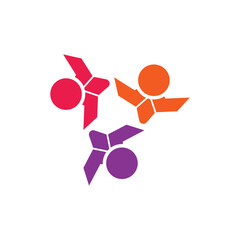 Community  network and social icon Vector