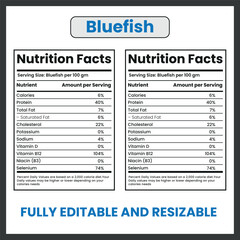 Bluefish Saltwater Fish Clipart