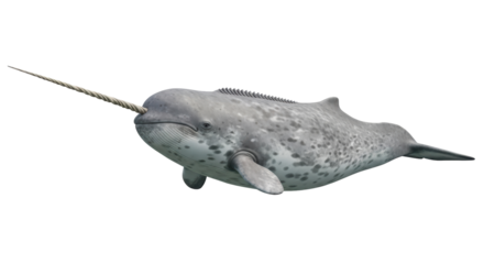Isolated Narwhal