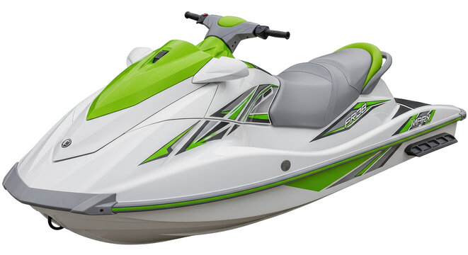 Isolated Modern Jet Ski