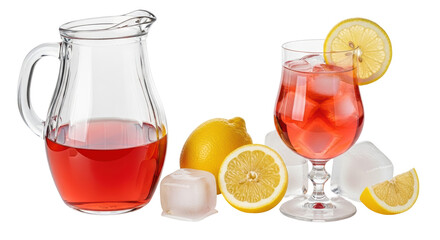 Isolated Lemonade Set