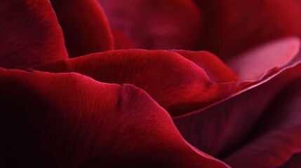Close-up of a red rose flower. the petals of the flower are a deep, rich red color and are arranged in a way that creates a sense of depth and texture.