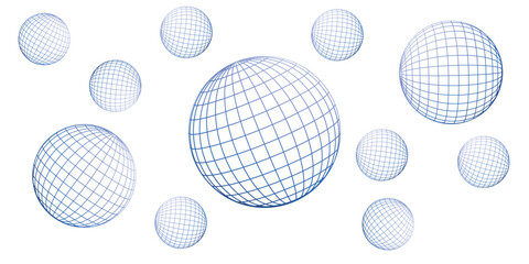 Abstract Geometric Sphere Design with Interlocking Grids.